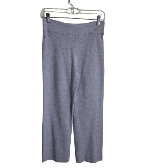 Club Monaco Merino Wool Sweater Pants Gray Pull On Ribbed Elastic Waist Super So - Picture 3 of 5
